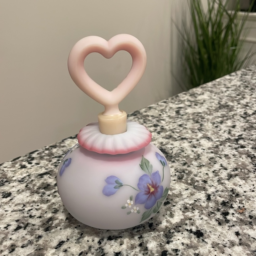 NWT Fenton Burmese Perfume Bottle - Picture 5 of 6